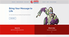 Desktop Screenshot of hayes-graphics.com